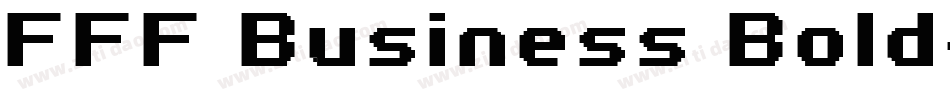 FFF Business Bold字体转换